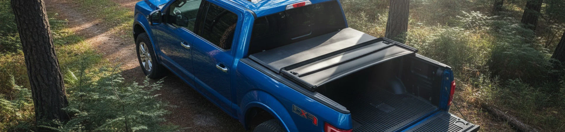 Mjuk vinyl Tri-Fold Tonneau Cover