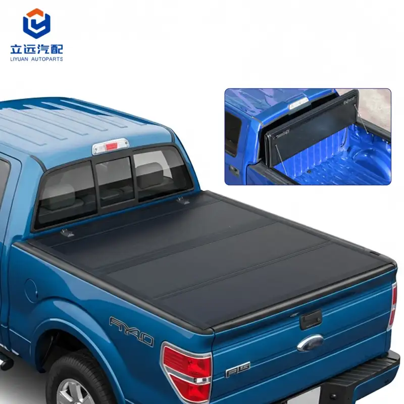 Low Profile Hard Quad-Fold Tonneau Cover för Ford