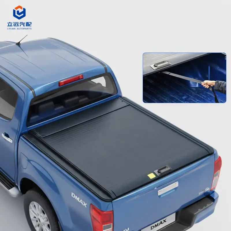 Manuell hård aluminium infällbar Tonneau-kåpa för Isuzu