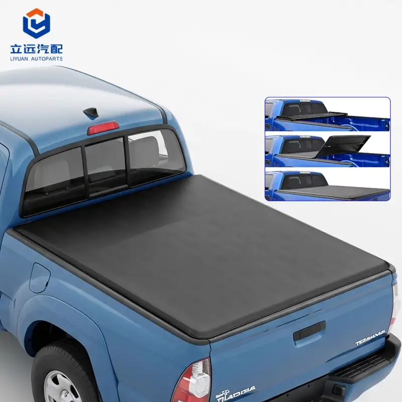 Mjuk vinyl Tri-Fold Tonneau Cover för Toyota